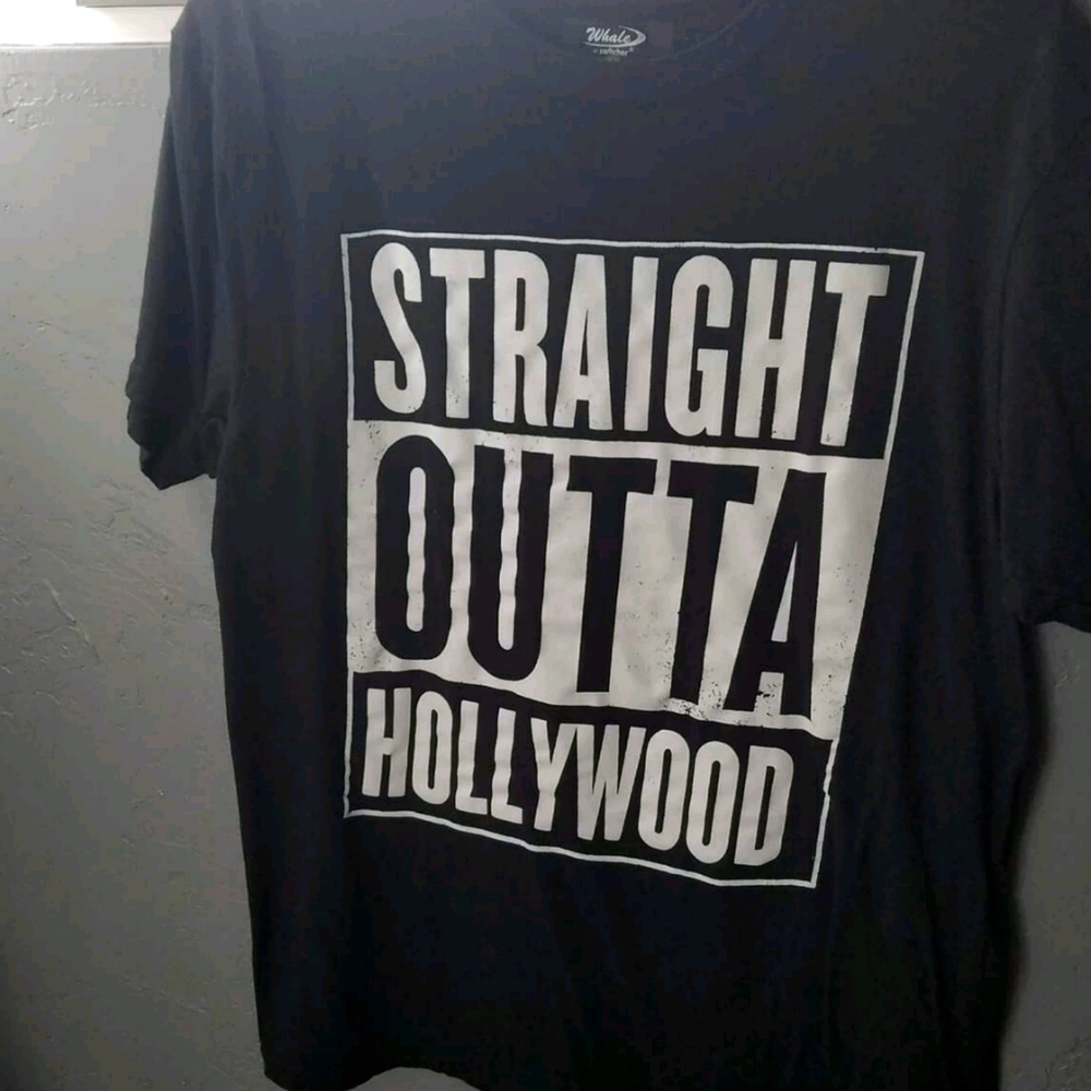 Straight outta Hollywood black shirt